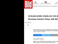 Bild zum Artikel: Schah-Sohn Pahlavi im BILD-Interview - Persiens letzter Prinz will die Mullahs stürzen
