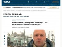 Bild zum Artikel: „Die Existenz unseres Landes steht auf dem Spiel“, sagt Putin