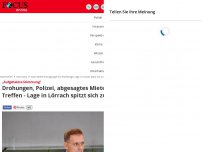 Bild zum Artikel: 'Aufgeheizte Stimmung“ - Drohungen, Polizei, abgesagtes Mieter-Treffen - Lage in Lörrach spitzt sich zu
