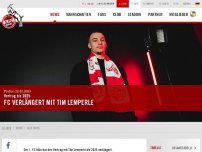 Bild zum Artikel: FC verlängert mit Tim Lemperle