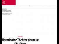 Bild zum Artikel: Herminator-Töchter als neue Ski-Stars