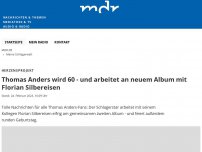 Bild zum Artikel: Thomas Anders wird 60 - und arbeitet an neuem Album mit Florian Silbereisen