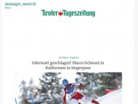 Bild zum Artikel: Odermatt geschlagen! Marco Schwarz feiert in Palisades Tahoe ersten RTL-Sieg