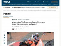 Bild zum Artikel: „Naiv und gefährlich, wenn einzelne Kommunen dieser Erpressung jetzt nachgeben“