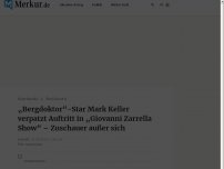 Bild zum Artikel: „Bergdoktor“-Star Mark Keller verpatzt Auftritt in „Giovanni Zarrella Show“ – Zuschauer außer sich