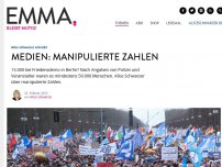 Bild zum Artikel: Medien: Manipulierte Zahlen