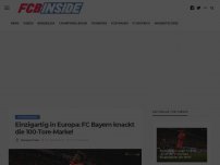 Bild zum Artikel: Einzigartig in Europa: FC Bayern knackt die 100-Tore-Marke!