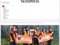 Bild zum Artikel: „Letzte Generation“ in Berlin: Klimaaktivisten beschmieren Grundgesetz-Skulptur am Bundestag