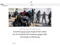 Bild zum Artikel: AfD-Landesparteitag in Offenburg sorgt für Proteste
