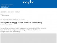 Bild zum Artikel: Schlagerstar Peggy March feiert 75. Geburtstag