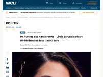 Bild zum Artikel: Im Auftrag des Kanzleramts – Linda Zervakis erhielt für Moderation fast 11.000 Euro