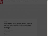 Bild zum Artikel: Jury-Aufstand hinter DSDS-Kulissen: Bohlen wohnt in Luxus-Bunker, Rest in Absteige