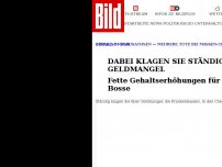 Bild zum Artikel: Dabei klagen sie ständig über Geldmangel - Fette Gehaltserhöhungen für Krankenkassen-Bosse