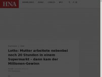 Bild zum Artikel: Mutter mit zwei Jobs räumt im Lotto fast eine Million Euro ab – „Den Verstand verloren“