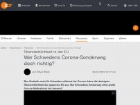 Bild zum Artikel: War Schwedens Corona-Sonderweg doch richtig?