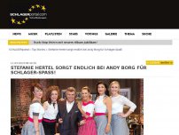 Bild zum Artikel: Stefanie Hertel sorgt endlich bei Andy Borg für Schlager-Spaß!