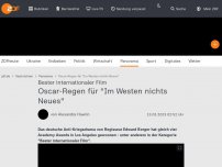 Bild zum Artikel: Oscar-Regen für 'Im Westen nichts Neues'