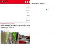 Bild zum Artikel: Minderjährige töten 12-Jährige - Mädchen sollen Luise nach Streit aus Rache ermordet haben