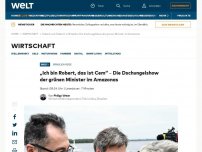 Bild zum Artikel: „Ich bin Robert, das ist Cem“ – Die Dschungelshow der grünen Minister im Amazonas