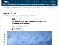 Bild zum Artikel: Der Atomausstieg naht – und der Bund schickt alte Kohlekraftwerke ans Netz