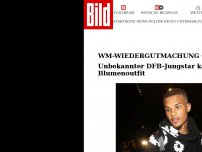 Bild zum Artikel: WM-Wiedergutmachung gestartet - Unbekannter DFB-Jungstar kam im Blumenoutfit