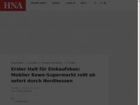 Bild zum Artikel: Erster Halt für Einkaufsbus: Mobiler Rewe-Supermarkt rollt ab sofort durch Nordhessen