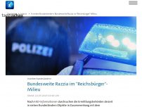 Bild zum Artikel: Bundesweite Razzia im Reichsbürger-Milieu - Polizist leicht verletzt