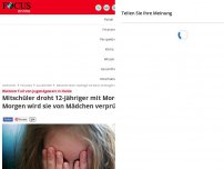 Bild zum Artikel: Weiterer Fall von Jugendgewalt in Heide: Mitschüler droht...