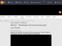 Bild zum Artikel: Russland stationiert Atomwaffen in Belarus
