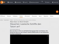 Bild zum Artikel: Steuerten russische Schiffe den Tatort an?