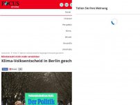 Bild zum Artikel: Mindestzahl nicht mehr erreichbar - Klima-Volksentscheid in Berlin gescheitert