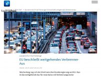 Bild zum Artikel: EU beschließt weitgehendes Verbrenner-Aus