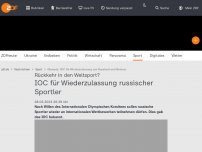 Bild zum Artikel: IOC für Wiederzulassung russischer Sportler