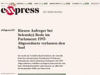 Bild zum Artikel: Selenskyj-Rede im Parlament: Der eXXpress berichtet jetzt live!