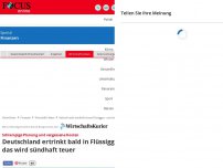 Bild zum Artikel: Schlampige Planung und vergessene Kosten - Deutschland ertrinkt bald in Flüssiggas - und das wird sündhaft teuer