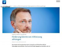 Bild zum Artikel: Lindner: Heizungsförderung könnte von Altgerät abhängen