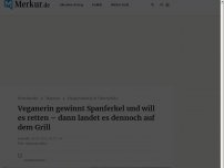 Bild zum Artikel: Veganerin gewinnt Spanferkel und will es retten - dann landet es dennoch auf dem Grill