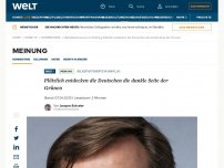 Bild zum Artikel: Plötzlich entdecken die Deutschen die dunkle Seite der Grünen