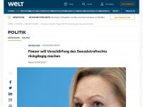 Bild zum Artikel: Faeser will Verschärfung des Sexualstrafrechts rückgängig machen