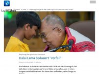 Bild zum Artikel: Nach viralem Video: Dalai Lama entschuldigt sich bei Jungen