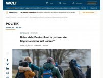 Bild zum Artikel: Union sieht Deutschland in „schwerster Migrationskrise seit Jahren“