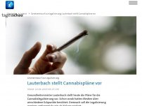Bild zum Artikel: Lauterbach stellt Pläne zur Cannabislegalisierung vor