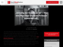 Bild zum Artikel: “Schuldig der Querdenkerei” – Wie eine Münchner Uni ihren Professor loswerden will…