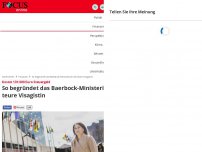 Bild zum Artikel: Kostet 137.000 Euro Steuergeld - So begründet das Baerbock-Ministerium die teure Visagistin