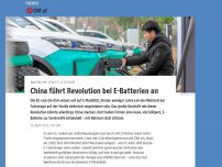 Bild zum Artikel: China führt Revolution bei E-Batterien an