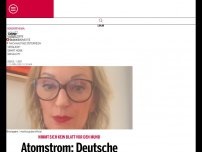 Bild zum Artikel: Atomstrom: Deutsche Kabarettistin mit harter Grünen-Kritik