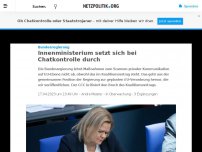 Bild zum Artikel: Bundesregierung: Innenministerium setzt sich bei Chatkontrolle durch