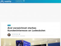 Bild zum Artikel: Aral verzeichnet starkes Kundeninteresse an Ladesäulen