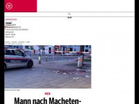 Bild zum Artikel: Mann mit Macheten attackiert - Lebensgefahr