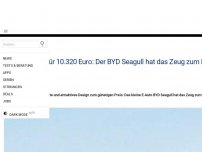 Bild zum Artikel: Neues E-Auto für 10.320 Euro: Der BYD Seagull hat das Zeug zum Mega-Hit